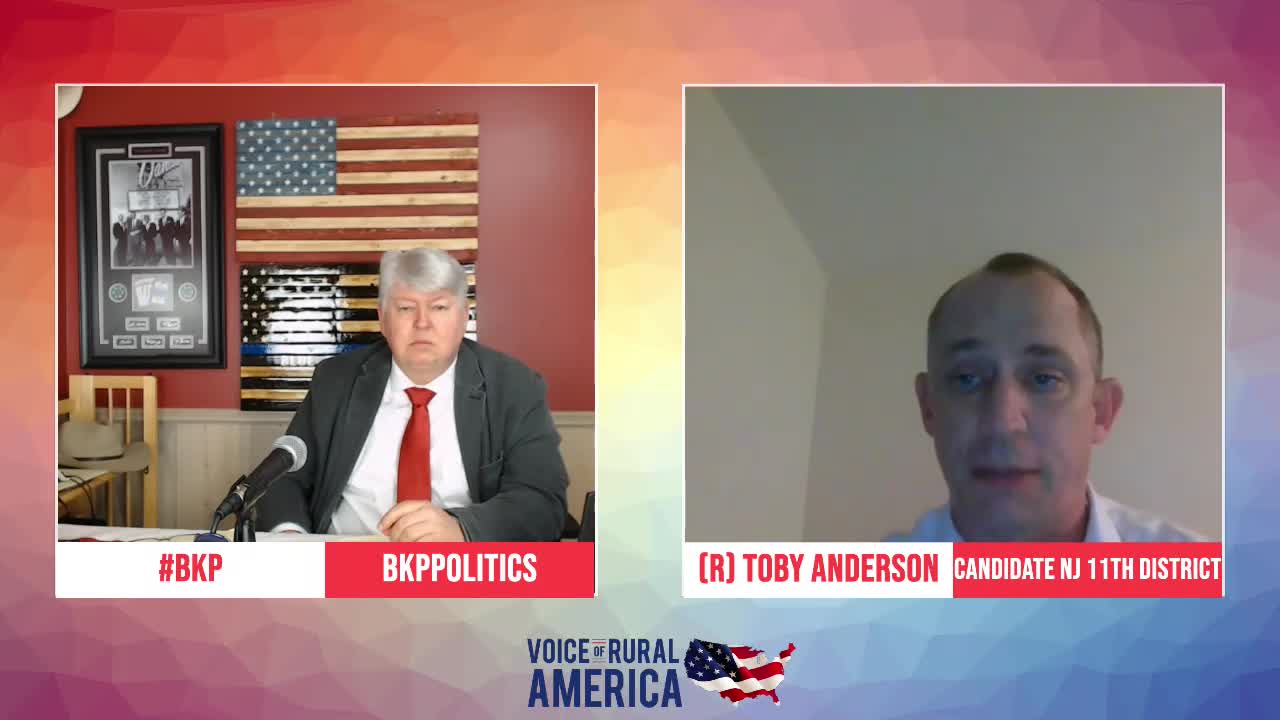 (R) Toby Anderson-Candidate NJ 11th District joins #BKP Politics!