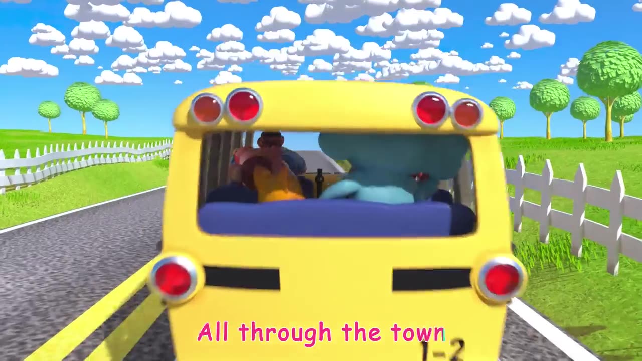 Wheels on the bus cocomelon nursury rhymes