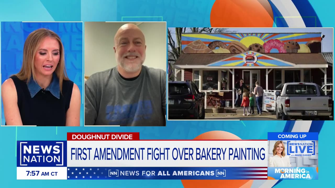 Mural at donut shop leads to First Amendment lawsuit | Morning in America
