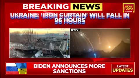 Russian forces Move Into Ukraine Capital kyiv Civilians Asked to hide in bomb shelters