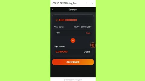 new mining mini app telegram cex.io cexp