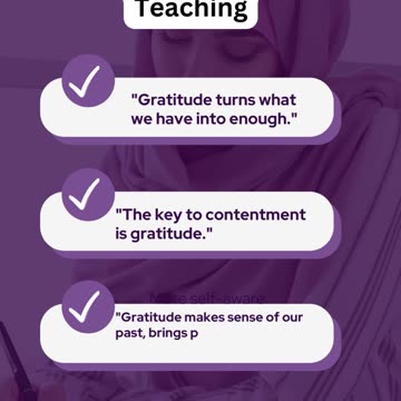Embracing Gratitude: Finding Joy in Islamic Teaching