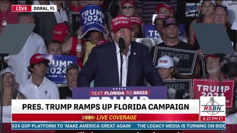 TRUMP RALLY - DORAL, FLORIDA