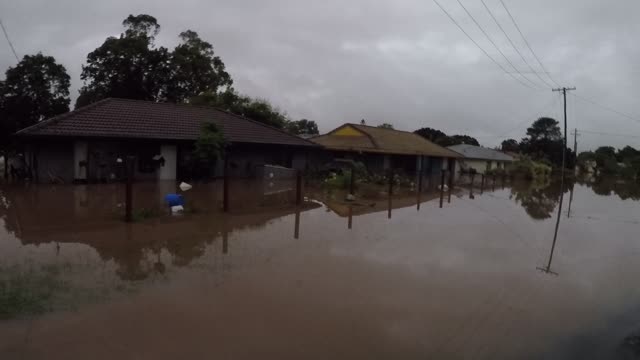 The waiting Flood Coraki late evening 2nd March 2022