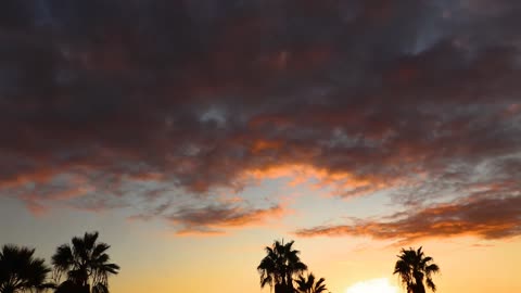 Sunset time lapse - beautiful background - Free No Copyright Video - 4K Ultra HD(1080P_HD)