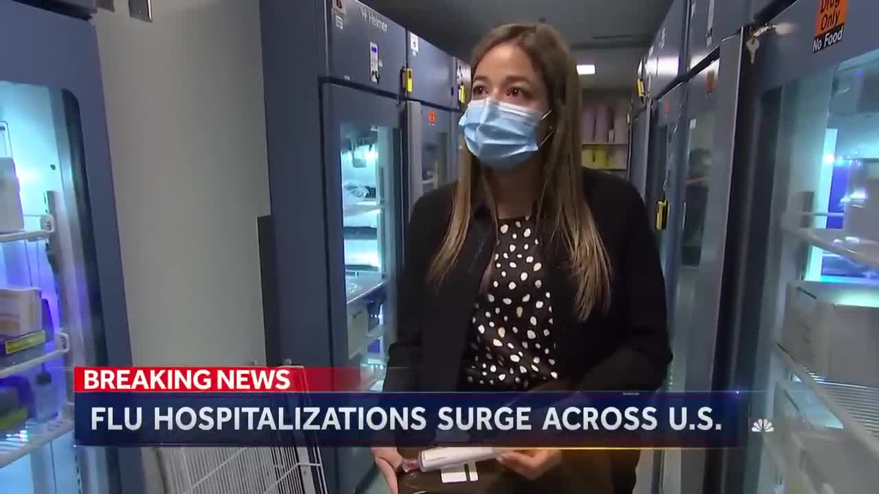 Flu Cases Soaring As U.S. Hospitals Struggle With Tripledemic