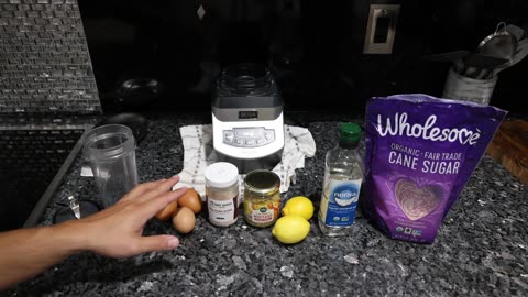 Healthy Egg White MAYONNAISE RECIPE!