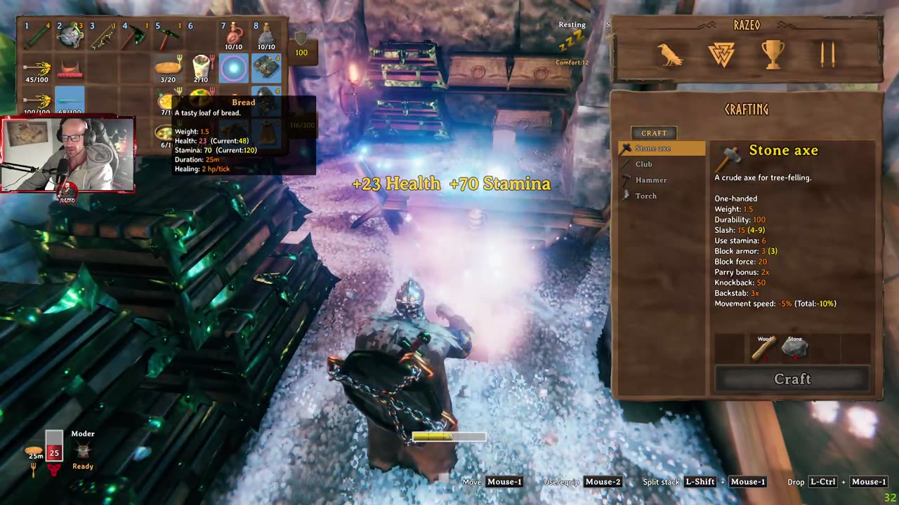 Ep 23b: Valheim with the Squad: Imicanis, DoomGnome, Voltz: Base improvement & dungeon hunting