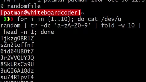 linux: /dev/urandom