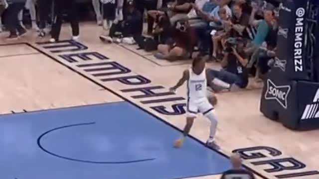 WILD Ja Morant 360 Slam in NBA Preseason Opener!😈