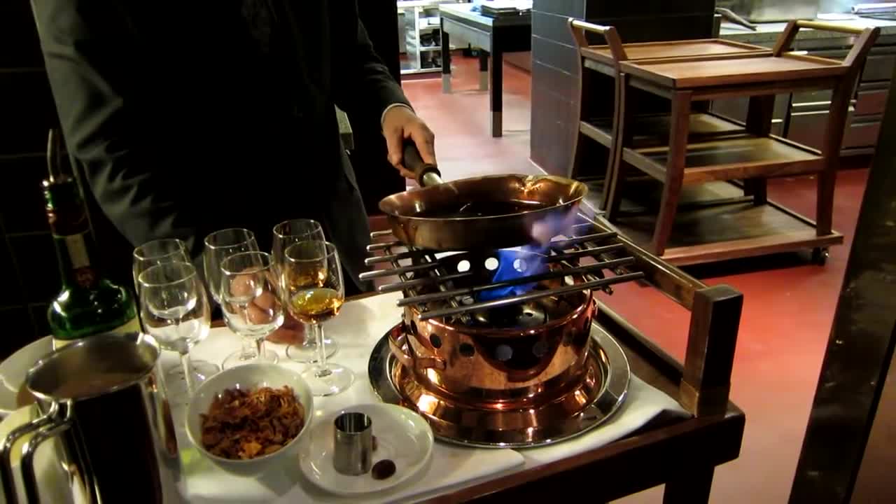 Tableside Irish Coffee at Chapter One in Dublin