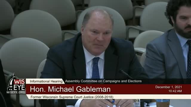 Justice Gableman December hearing
