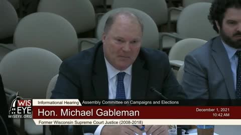 Justice Gableman December hearing