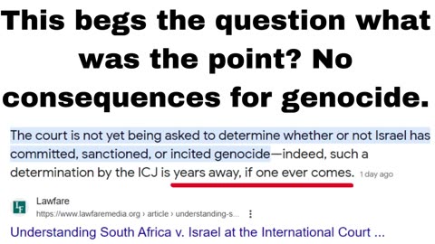 Bad news in #ICJcase