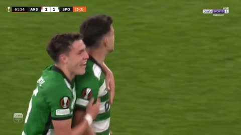 Arsenal vs sporting crazy goal