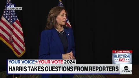Harris denounces Trump's comments about women at Wisconsin rally