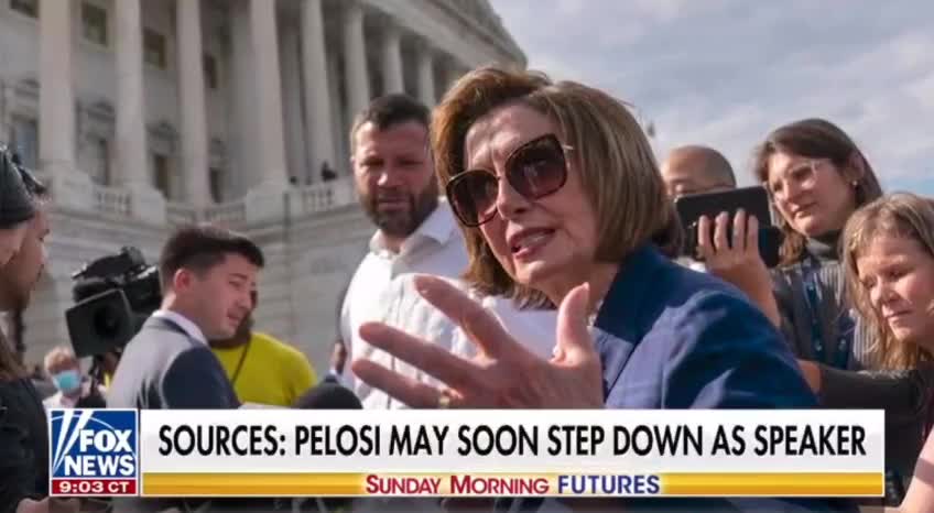 Guys, Pelosi maybe on the run.