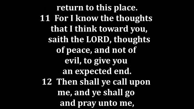 Jeremiah 29 King James version