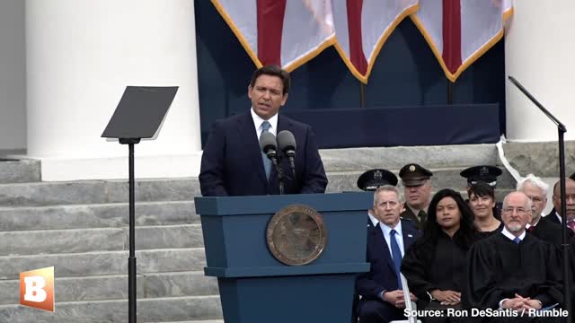 "Florida Is Where Woke Goes to Die!" Boasts Ron DeSantis at Inauguration