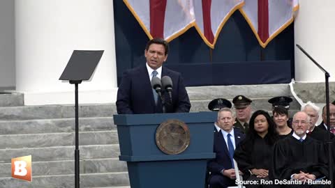 "Florida Is Where Woke Goes to Die!" Boasts Ron DeSantis at Inauguration
