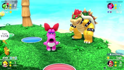 #MarioPartySuperstars Yoshi's Tropical Island 15 Turn Game Part Four
