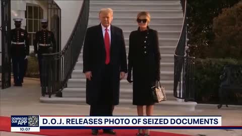 Trump FBI Raid: DOJ releases photo of seized documents