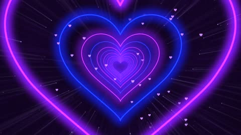 959. Heart Background💙💜Animation Video