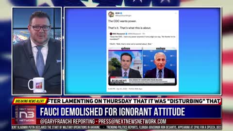 Fauci DEMOLISHED For Ignorant Attitude About Federal Court Ruling Lifting Mask Mandate