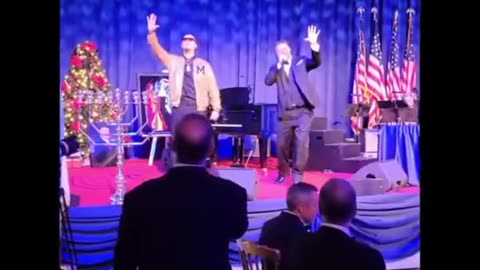 Pastor Sean Moon singing at Mar-a-Largo