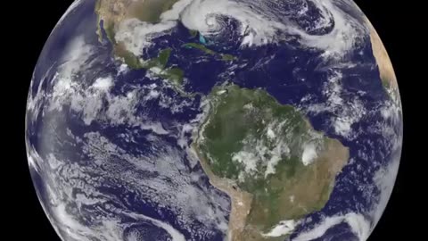 Satellite sees global view