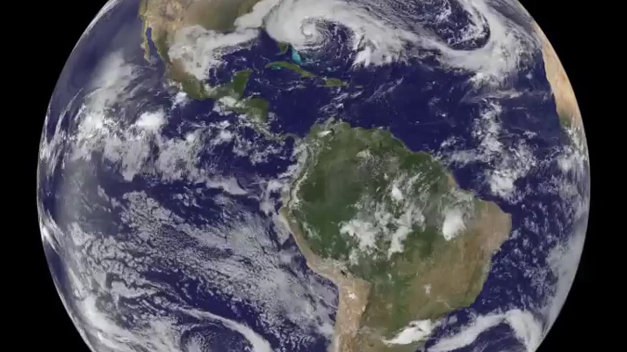Satellite sees global view