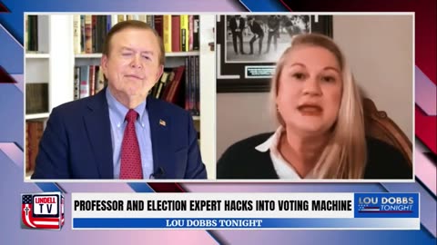 Lou Dobbs - Prof. Halderman - GA Judge sees live voting machine hack
