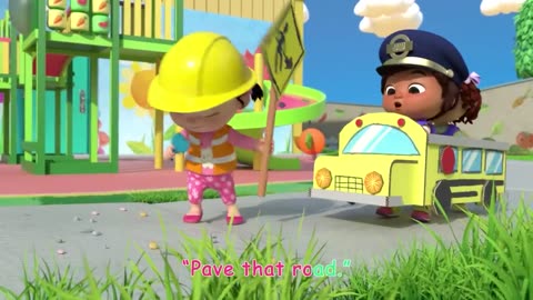 Wheels on The Bus ( playground Version ) CoComelon Nursey RhymesKids songs