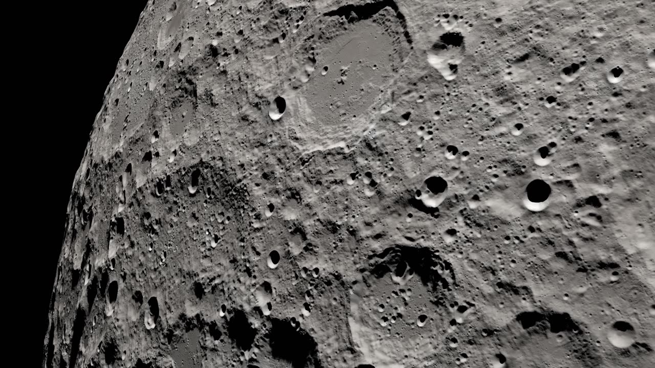 Apollo 13 view of the moon 🌙 in the 4k
