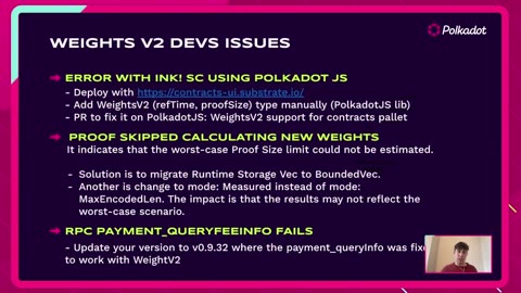 Weights Concepts | Polkadot Deep Dives