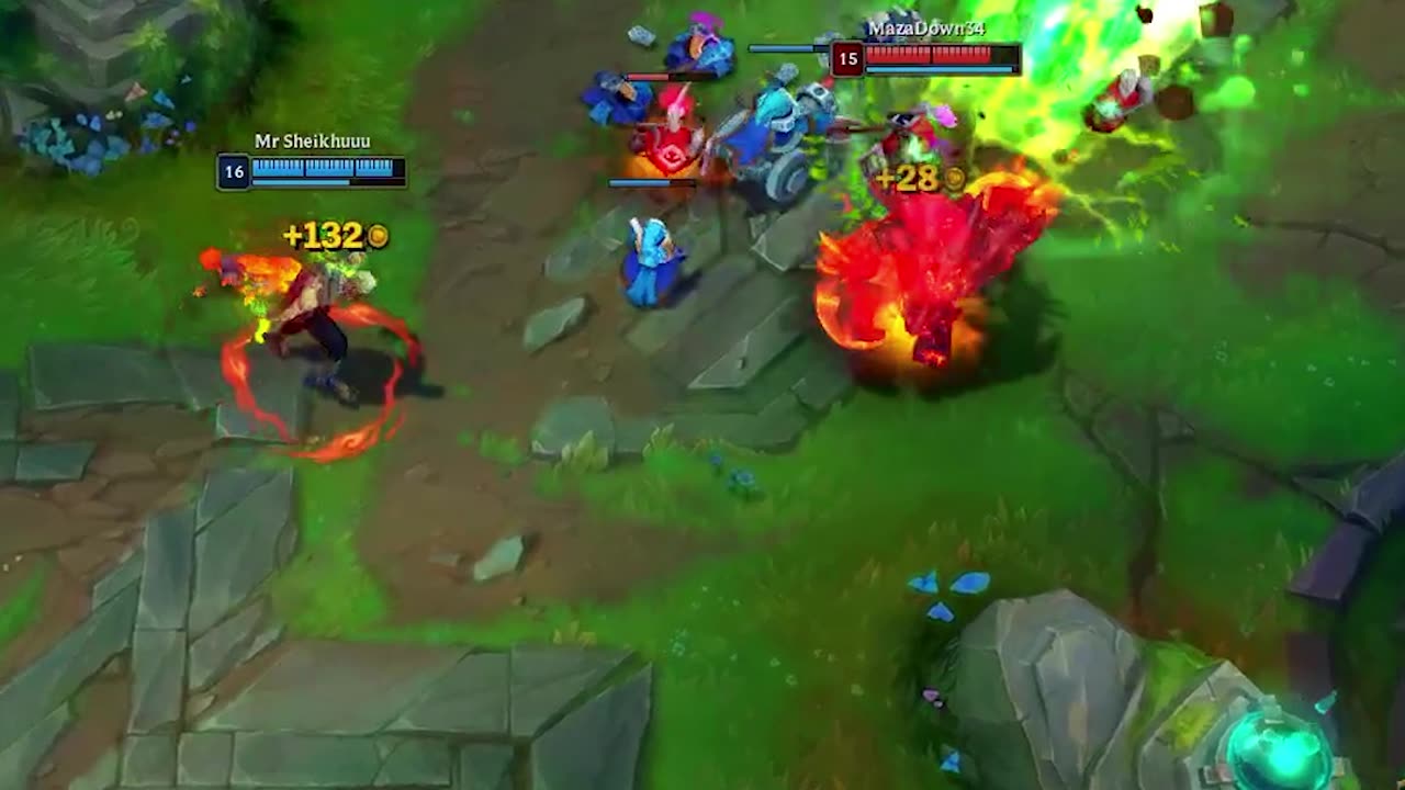 Brand VS Malphite | Buy League Smurf Account link in the description | #leagueoflegends #shorts