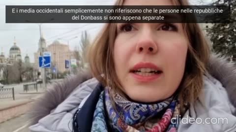 UCRAINA Parole di una testimone diretta dei fatti nel Donbass