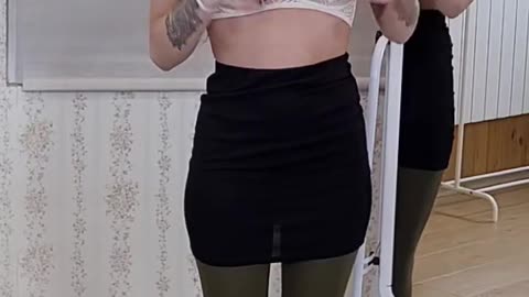 Trying on Transparent Bras + Bra clasp test