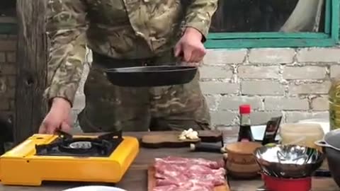 Lunch from the AFU chef