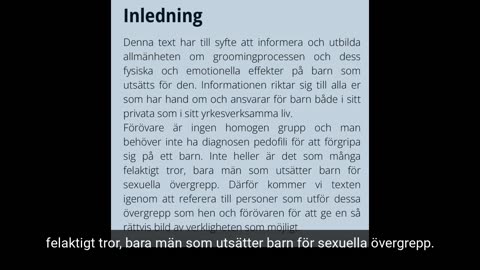 GROOMINPROCESSENS 7 STEG DEL 1