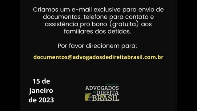 Advogados de Direita pedem informações a população sobre desaparecidos em Brasília
