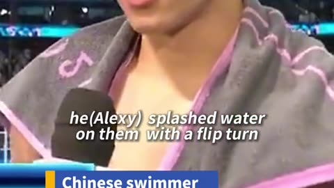 Chinese swimmer complains about Western swimmers' arrogance after winning gold medal