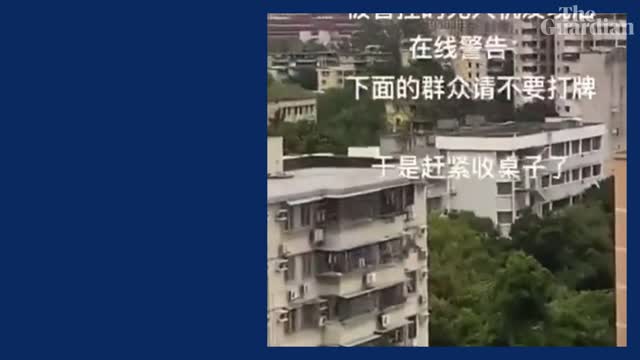 Rare unrest in Chinese city of Guangzhou as people protest over Covid restrictions