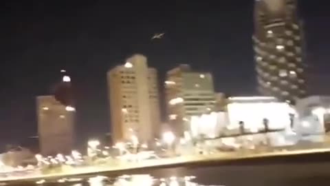 New footage of the Houthi drone that hit Tel Aviv
