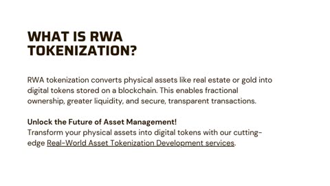 Introduction to Multichain RWA Tokenization