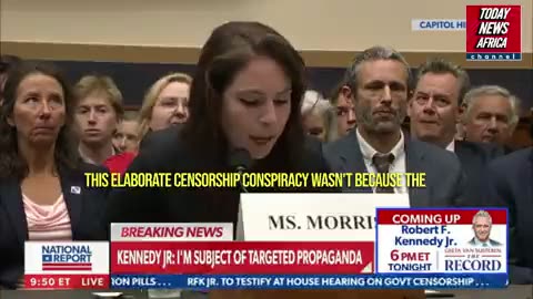 Ms Morris a reporter that broke the story of Hunter’s laptop in 2019!