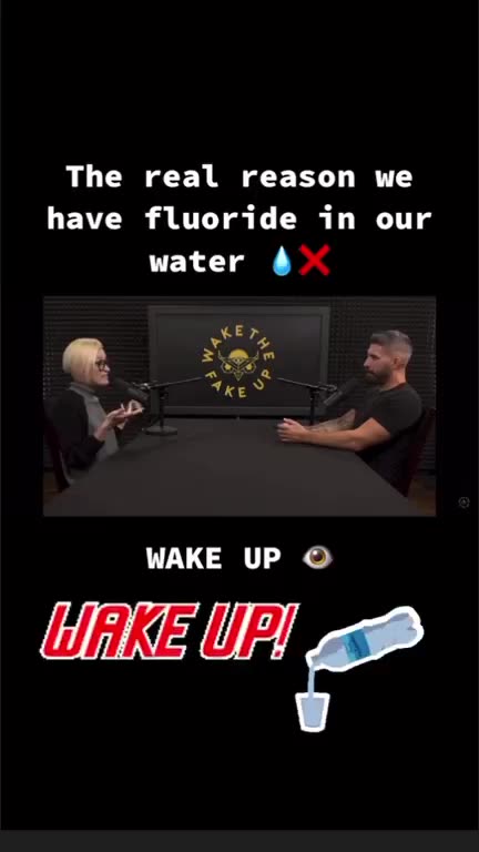 Fluoride - The Real Reason Fluoride is in our Water