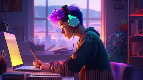 Lofi Music, Effect AI, Mix Session 2 - (1 Hour)