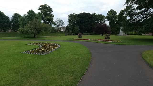 Drone footage. Carlisle park