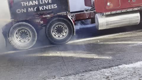 Burn out at the freedom convoy Ottawa